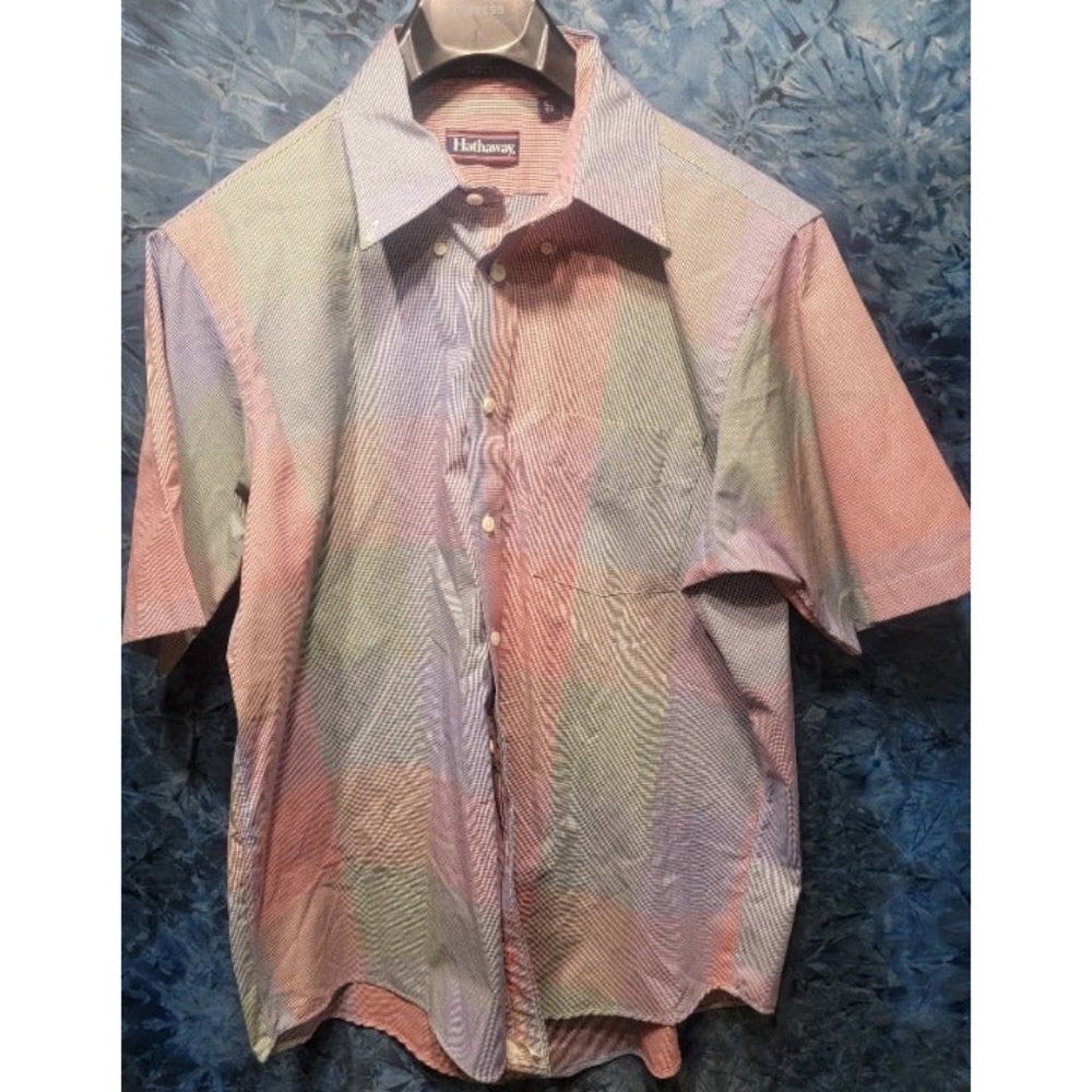 Multi colored button-up